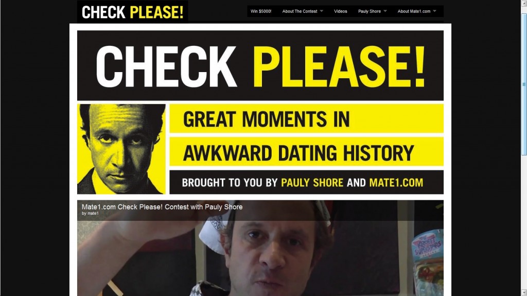 Check Please Site Built for Mate1.com